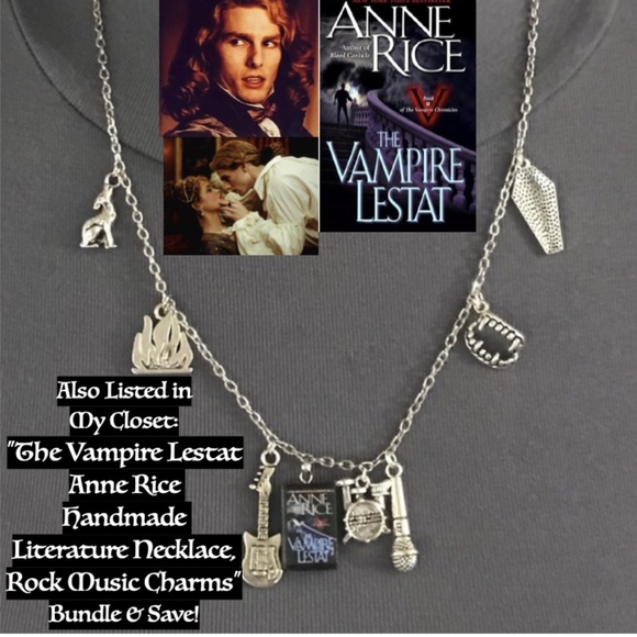 Interview with the Vampire by Anne Rice Handmade Literature Necklace, Book Cover - Picture 16 of 16